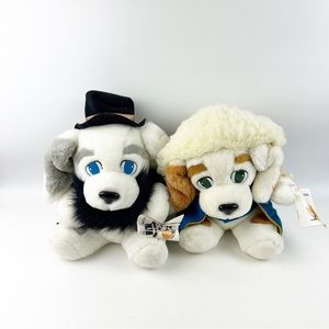 VTG Chosun 1986 Hound Plush Abrahound Lincoln George Waggington Tags Stuffed Dog